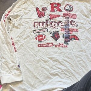 Champion Rutgers Graphic Long Sleeve Shirt